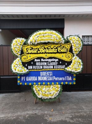 Papan Bunga Duka di Sidorame Timur