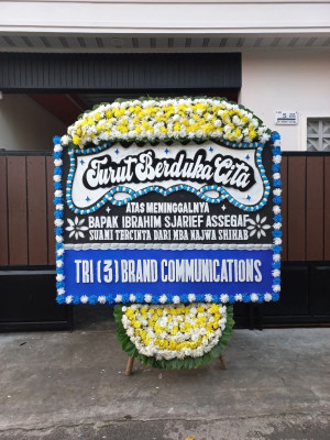 Papan Bunga Duka di Sidorame Timur